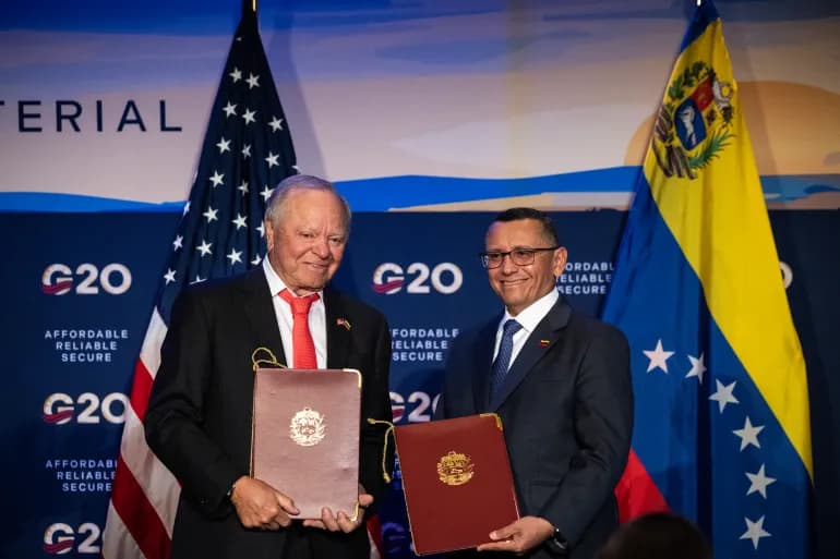 "Tarihi Anlaşma".. ABD ve Venezuela Petrol ve Altın Sektörlerinde Yeni Anlaşmalar İmzaladı
