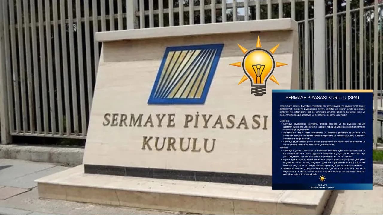 AK Parti Ekonomi İşleri Başkanlığından SPK Açıklaması: Görev ve Yetkileri Anımsatıldı