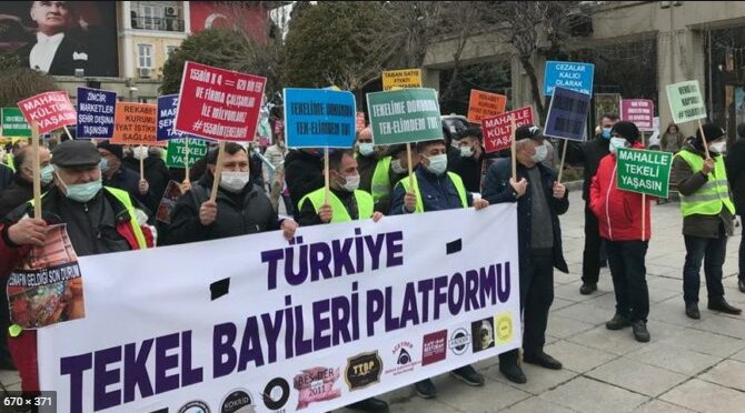 TEKEL bayileri de meydanlarda!