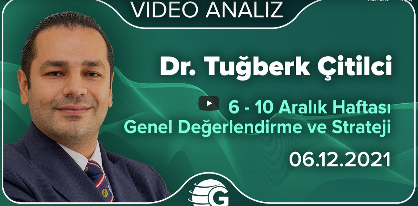 Dr. Tuğberk Çitilci / 6 – 10 Aralık Haftası Genel Değerlendirme ve Strateji