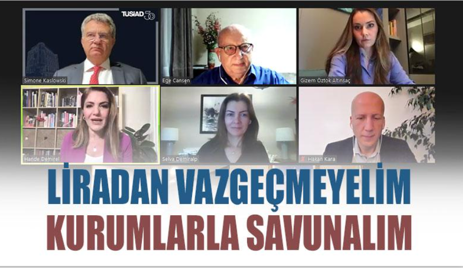 Liradan vazgeçmeyelim kurumlarla savunalım