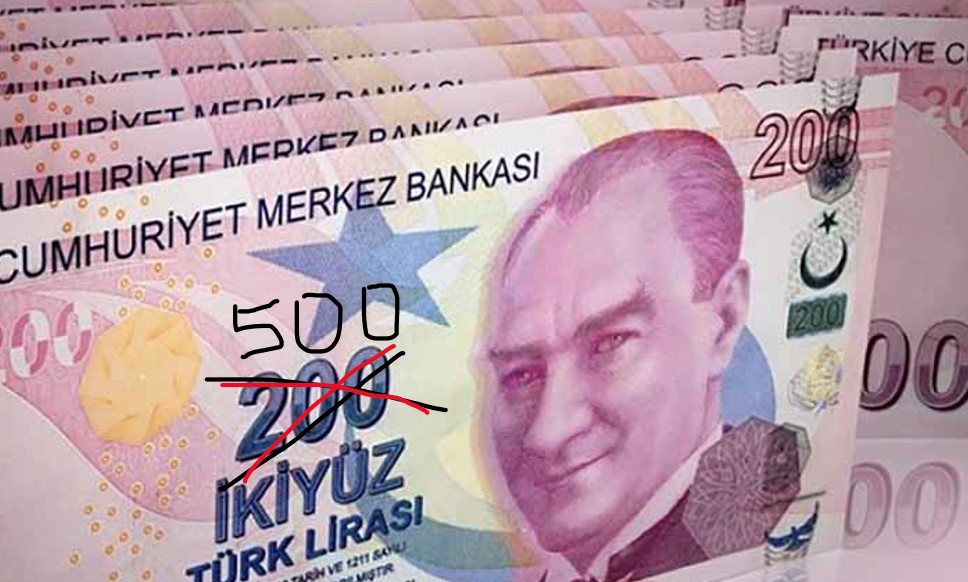 Ekonominin kitabı yazılıyor: 500 TL’lik banknotun kalıbı hazır