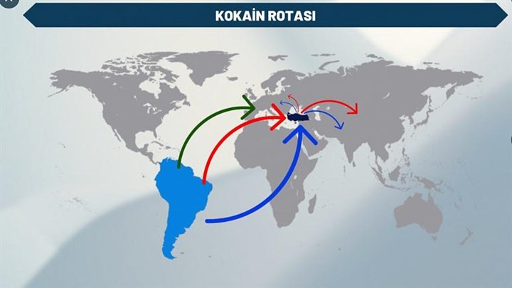 Türkiye kokainde pazar ve rota