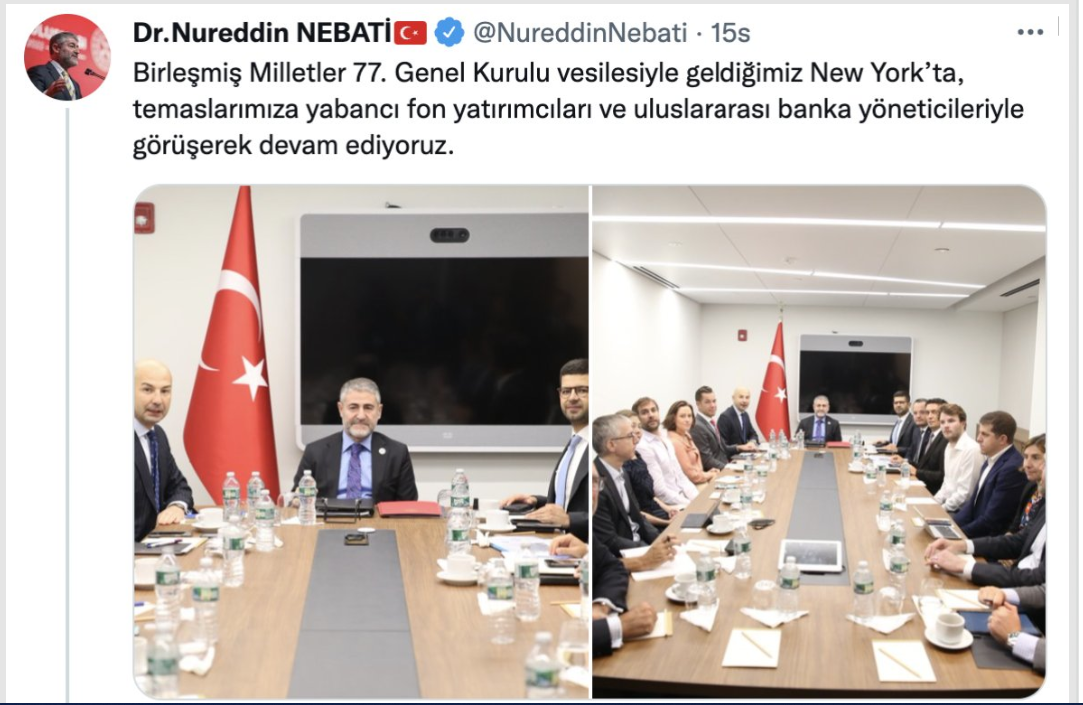 Bakan Nebati yabancılara Yeni Ekonomi Modelini anlattı