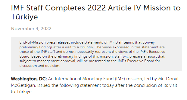 IMF 4. Madde: TCMB özerkliğini güçlendirme, faiz artışı, makroihtiyati önlemlerin iptali ve KKM’nin sona erdirilmesini önerdi