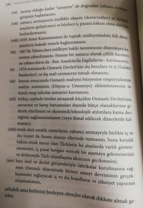 Feodalizmden Kapitalizme Osmanlı'dan Türkiye'ye Oguz Oyan 258