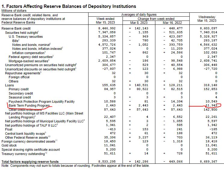 Bank Term Funding Programme