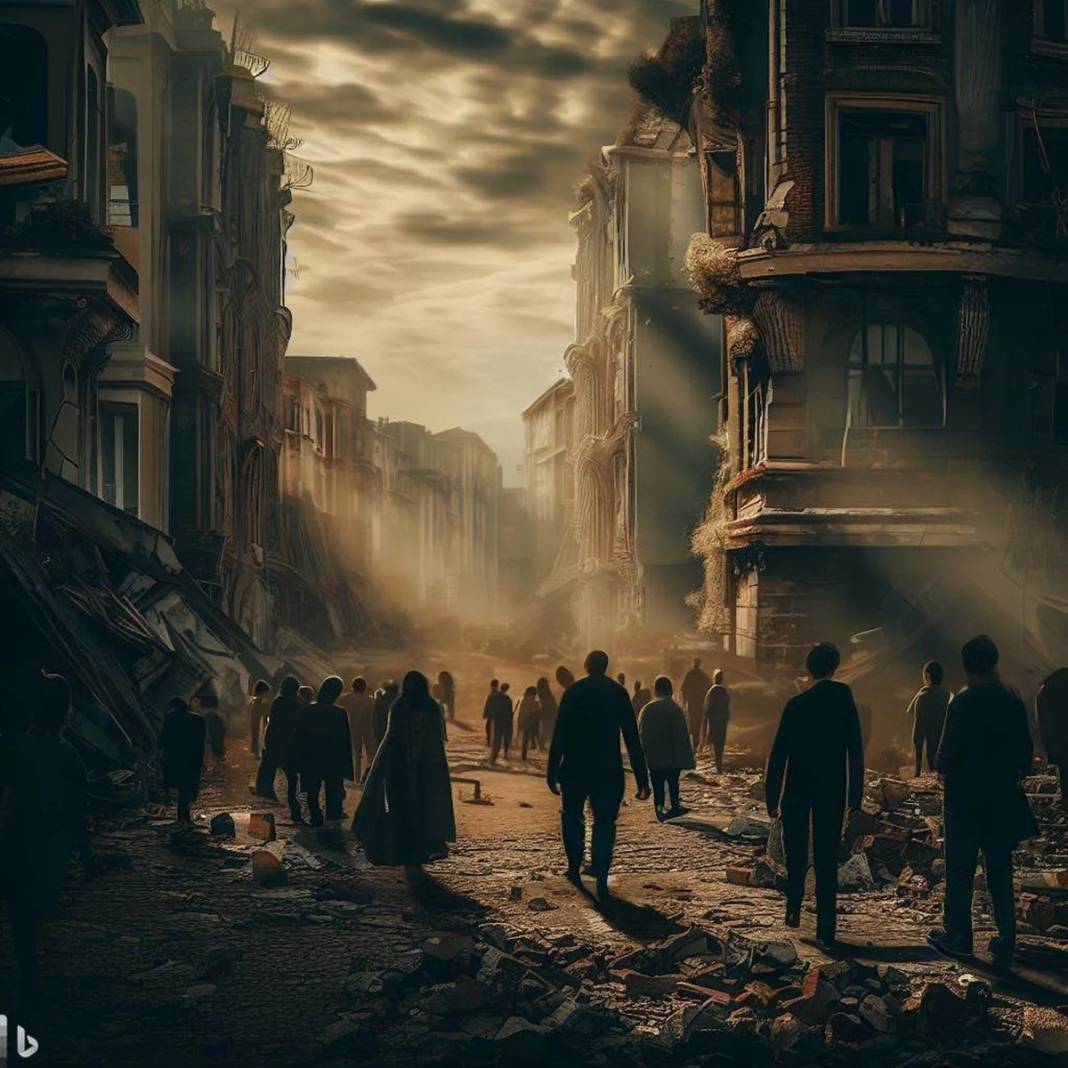 Yapay zeka İstanbul depremini portreledi