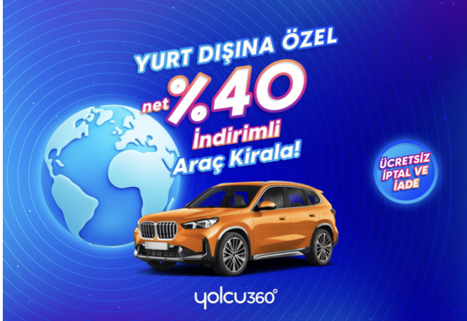 Yolcu360’ta Yurt dışı araç kiralama indirimi!