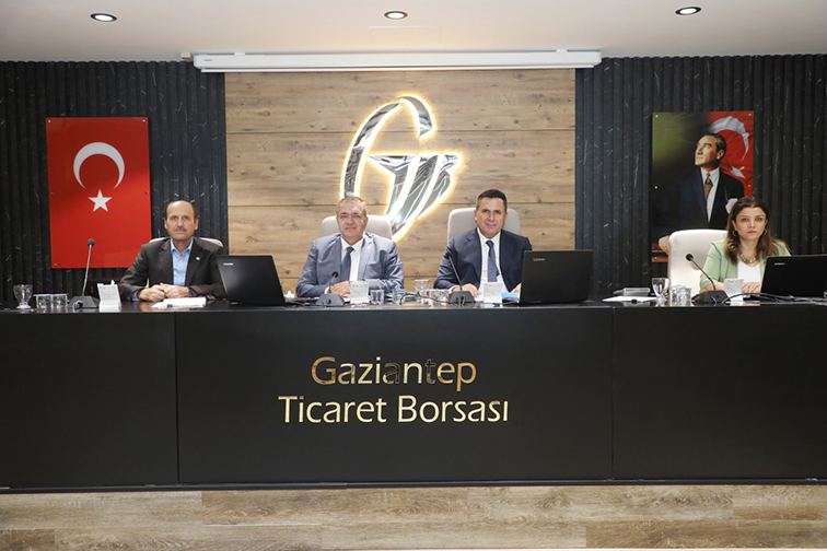 Gaziantep Ticaret Borsası’nın tarım gündemli Eylül toplantısı yapıldı
