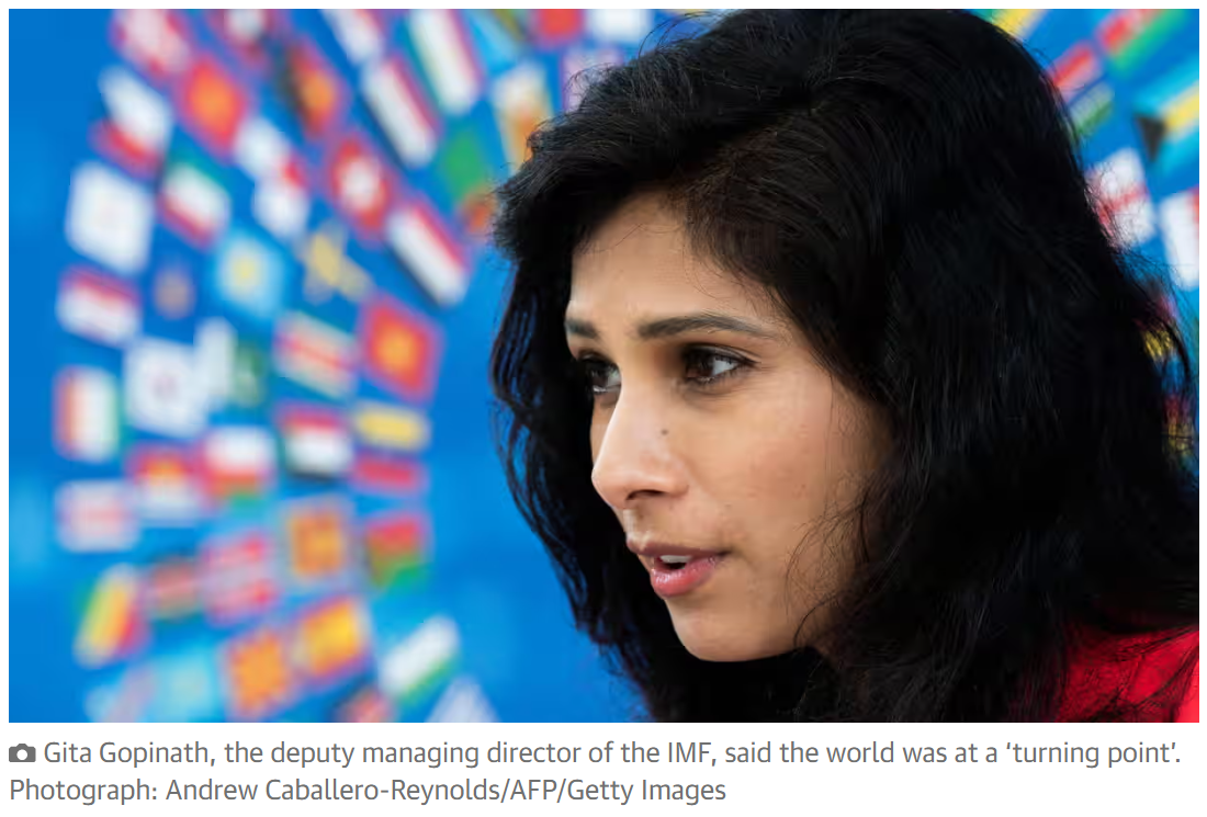 IMF/Gita Gopinath:  2ci Soğuk Savaş kapıda, hepimiz fakirleşeceğiz