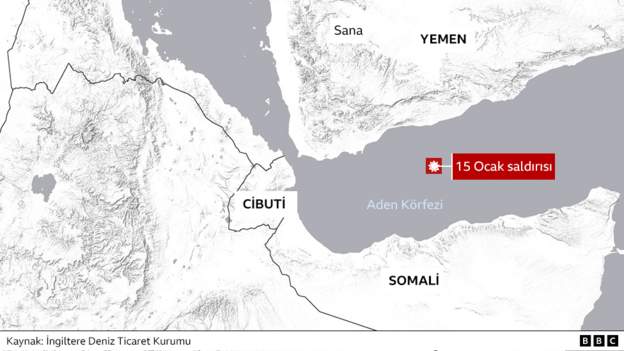 Yemen açıklarında, Amerikalı şirkete ait gemi ‘balistik füze ile’ vuruldu