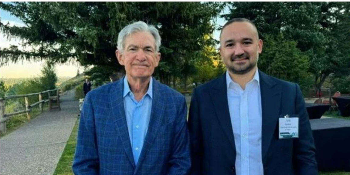 Fatih Karahan ve Fed Başkanı Jerome Powell’le bir araya geldi