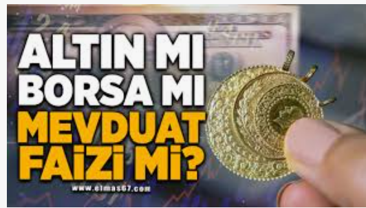 Zeynel Balcı:  Mevduat faizi ve altın yükselecek, ya Borsa?