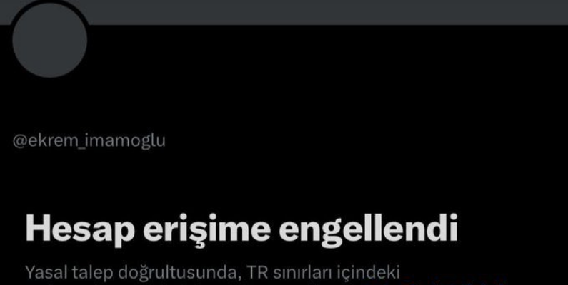 YENİLEME: Ekrem İmamoğlu’nun X hesabına Türkiye’den erişim engeli