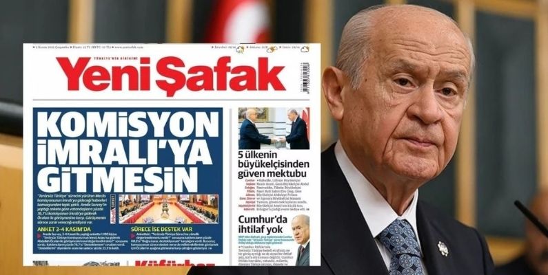 Yeni Şafak’tan Bahçeli’ye ‘Yanıt’ Niteliğinde Manşet: ‘Komisyon İmralı’ya Gitmesin’