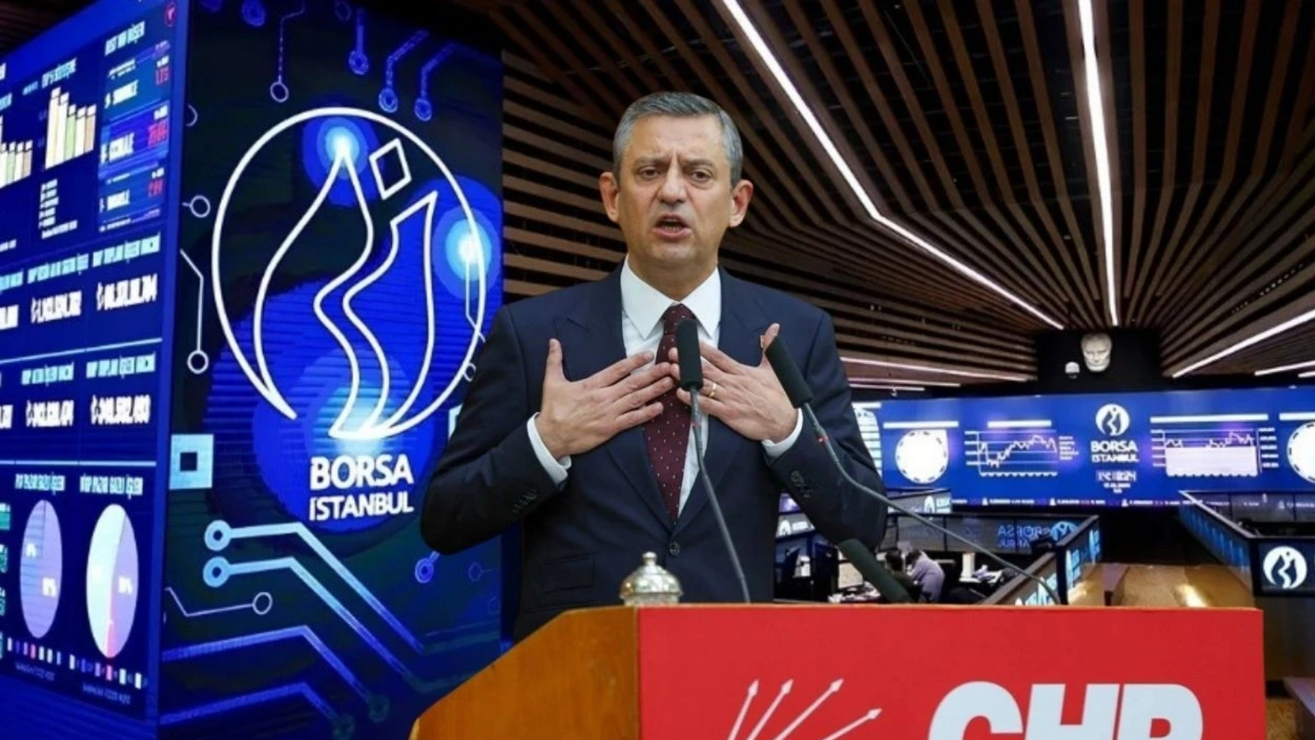 CHP’yi Kapatma Talebi Borsayı Sert Etkiledi: Borsa Günü Ekside Tamamladı