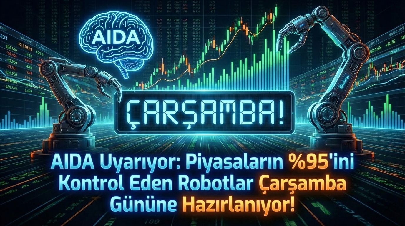Yapay Zeka (AIDA) Uyardı: “Piyasaların %95’ini Yöneten Robotlar Çarşamba Gününe Hazırlanıyor!