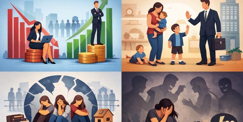 TÜİK Verileri Açıklandı: Üç Kadından Biri Yoksulluk ve Şiddet Riski Altında