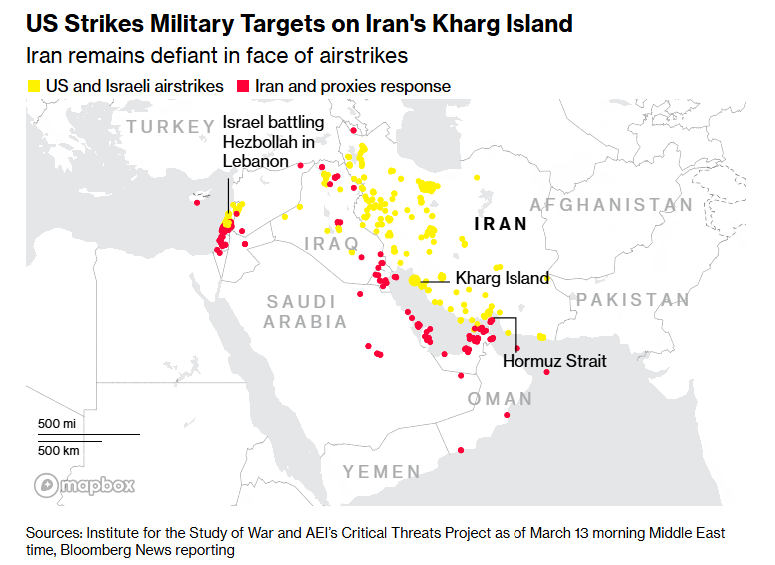 ABD İran’ın Kharg Adası’ndaki Askeri Hedefleri Vurdu: Orta Doğu’daki Savaş Yeni Bir Aşamaya Girdi
